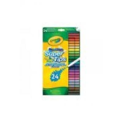 Flamastry grube i cienkie 24 kolory crayola