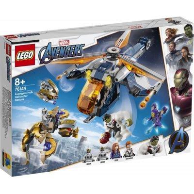 Klocki LEGO Marvel Super Heroes - Upadek helikoptera Hulka 76144