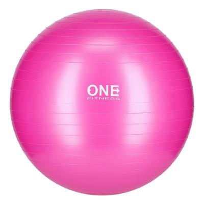 Piłka gimnastyczna gym ball 10 55 cm różowa - one fitness
