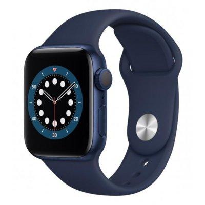 SmartWatch APPLE Watch Series 6 GPS+Cellular Koperta 40 mm z aluminium w kolorze niebieskim z paskiem sportowym w kolorze głębokiego granatu M06Q3WB/A
