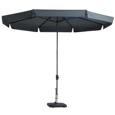 Emaga madison parasol syros, 350 cm, okrągły, szary, pac6p014