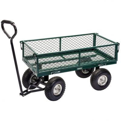 Emaga draper tools wózek ogrodniczy, stalowy 86,5x46,5x21 cm, zielono-czarny