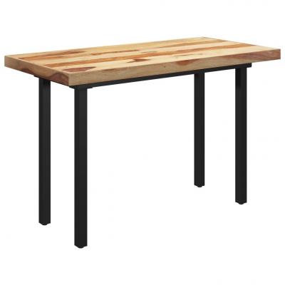 Emaga vidaxl stół z nogami w kształcie i, 120x60x77 cm, lite drewno sheesham
