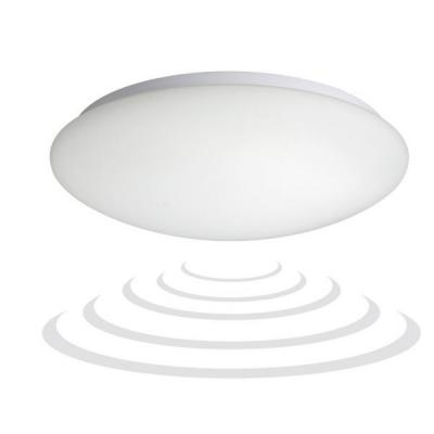 Emaga marin, plafon oświetleniowy z mikrofalowym czujnikiem ruchu, 60w, e27, ip20, szkło matowe
