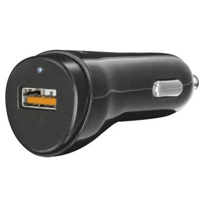 Produkt z outletu: Ładowarka samochodowa TRUST 21819 Ultra Fast USB Car Charger with QC3.0 and auto-detect