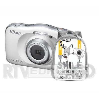 Nikon COOLPIX W150 (biały) + plecak