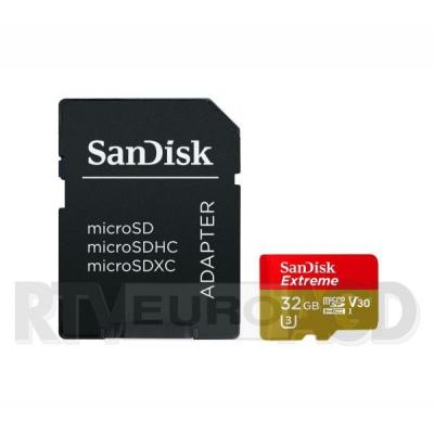 SanDisk Extreme microSDHC 32GB + adapter