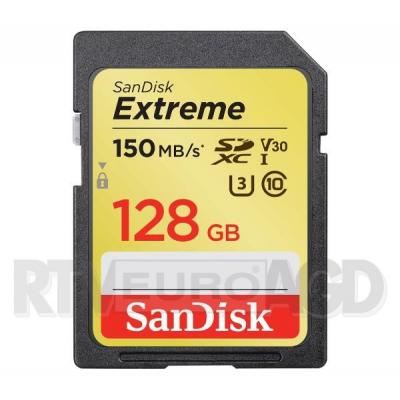 SanDisk Extreme SDXC Class 10 UHS-I U3 V30 128GB
