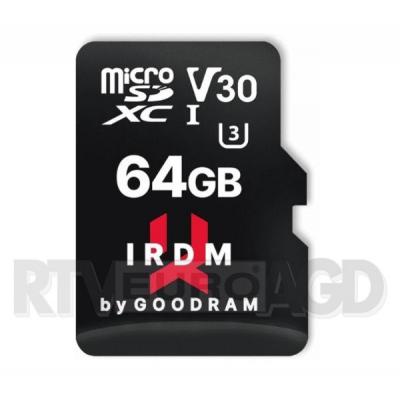 GoodRam IRDM microSD 64GB UHS I U3 100/40MB/s V30