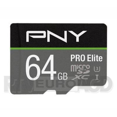PNY PRO Elite microSD 64GB 100/90 MB/s U3 V30 A1