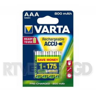 VARTA Rechargeable ACCU AAA 800 mAh (4 szt.)