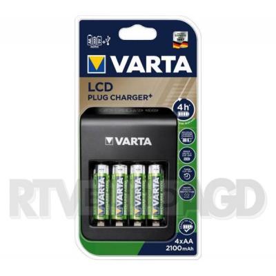 VARTA LCD PLUG CHARGER+ 4 akumulatorki 2100 mAh