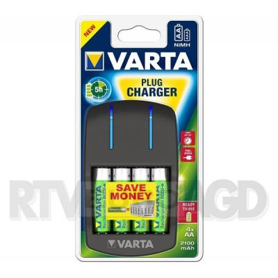 VARTA Plug Charger + 4 akumulatory AA 2100 mAh