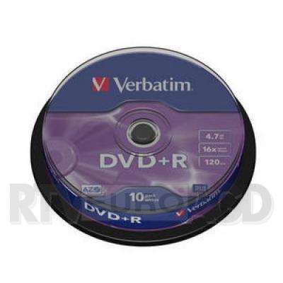 Verbatim DVD+R Matt Silver Cake Box 10 szt.