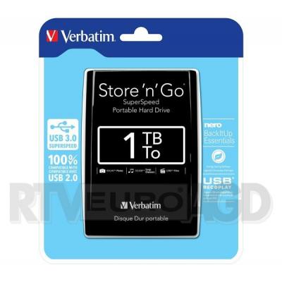 Verbatim Store'n'Go 1TB USB 3.0 (czarny)