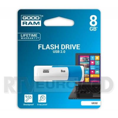 GoodRam COLOR MIX 8GB USB 2.0 (niebiesko-biały)