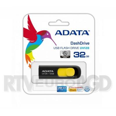 Adata UV128 32GB USB 3.0 (czarno-żółty)