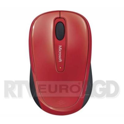 Microsoft Wireless Mobile Mouse 3500 (czerwony)