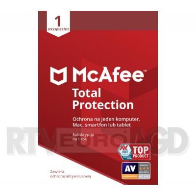 McAfee Total Protection 1 PC / 1 rok