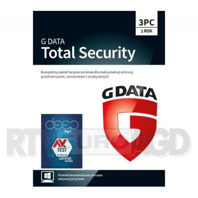 G Data Total Security 2019 3 PC/1 rok (Kod)