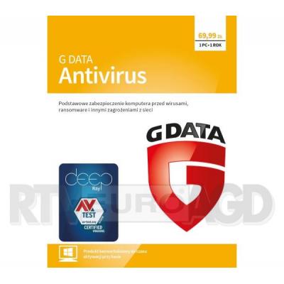 G Data Antivirus 2019 1PC/1 rok
