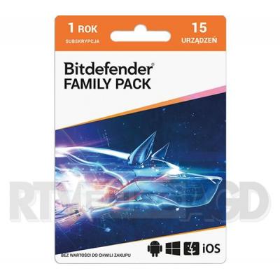 BitDefender Family Pack 15D/1 Rok (kod)