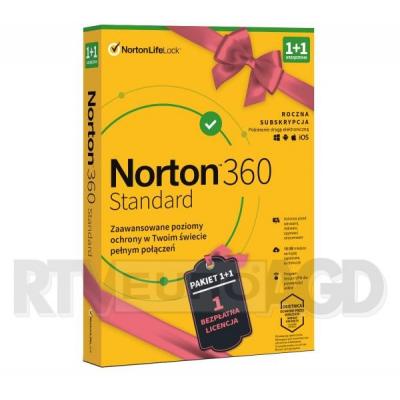 Norton 360 Standard 10GB (1 + 1 urządzenie / 1 rok)