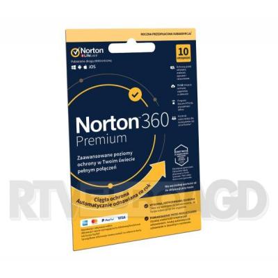 Norton Subskrypcja Norton 360 Premium 75GB (10 urządzeń / 1 rok)