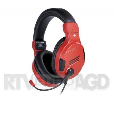 BigBen PS4 Gaming Headset V3 (czerwony)