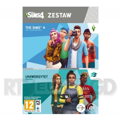 The Sims 4 Zestaw (podstawka + dodatek Uniwersytet) PC