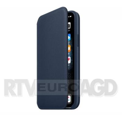Apple Leather Folio Case iPhone 11 Pro MY1L2ZM/A (otchłanny błekit)