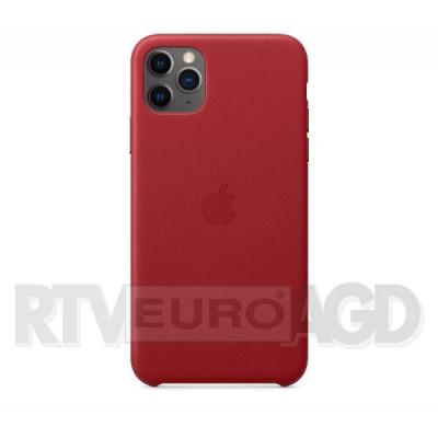 Apple Leather Case iPhone 11 Pro Max MX0F2ZM/A (czerwony)