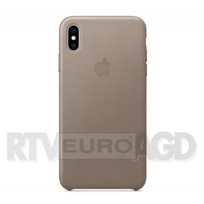 Apple Leather Case iPhone Xs Max MRWR2ZM/A (jasnobeżowy)
