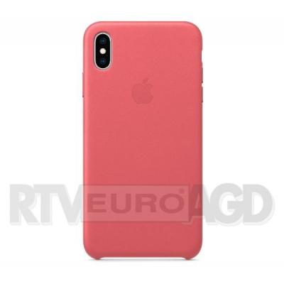 Apple Leather Case iPhone Xs Max MTEX2ZM/A (zgaszony róż)