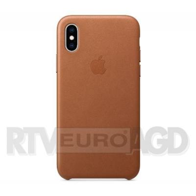Apple Leather Case iPhone Xs MRWP2ZM/A (naturalny brąz)