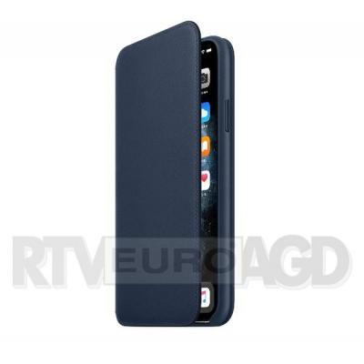 Apple Leather Folio Case iPhone 11 Pro Max MY1P2ZM/A (otchłanny błekit)