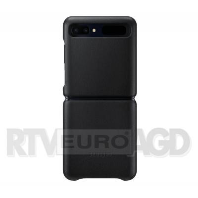 Samsung Galaxy Z Flip Leather Cover EF-VF700LB (czarny)