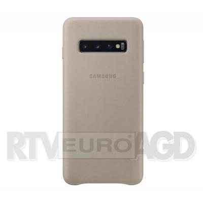 Samsung Galaxy S10 Leather Cover EF-VG973LJ (szary)