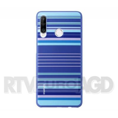 Huawei P30 Lite PC Protective Case Striped Blue