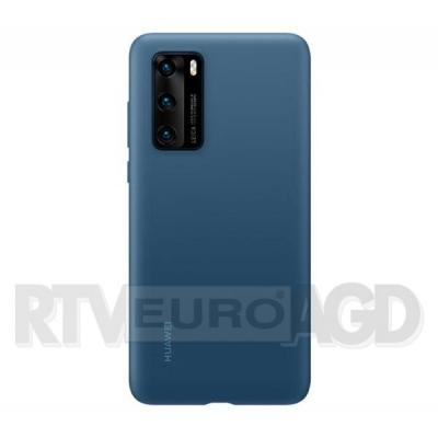 Huawei P40 Silicone Case (niebieski)