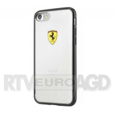 Ferrari FEHCP7BK iPhone 7 (przezroczysty-czarny)