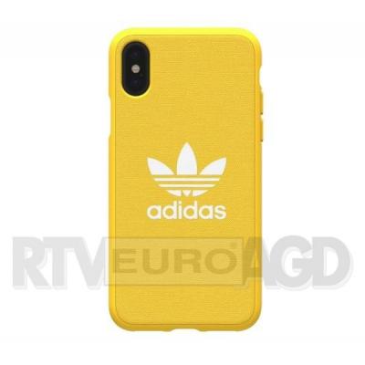 Adidas Moulded Case iPhone X/Xs (żółty)