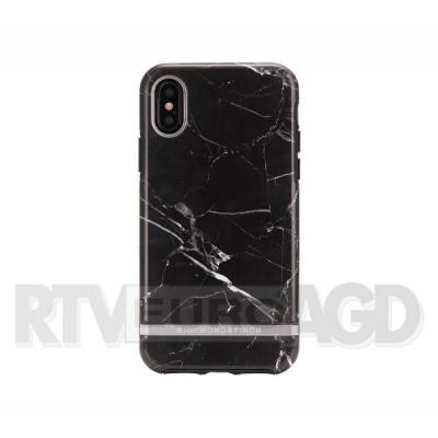 Richmond & Finch Black Marble - Silver Details iPhone Xs Max