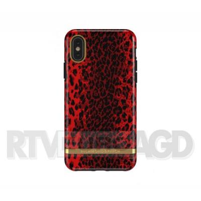Richmond & Finch Red Leopard - Gold Details iPhone X/Xs