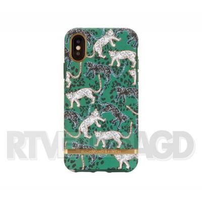 Richmond & Finch Green Leopard - Gold Details iPhone X/Xs