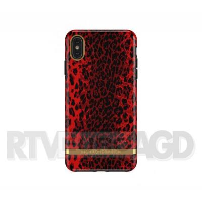 Richmond & Finch Red Leopard - Gold Details iPhone Xs Max