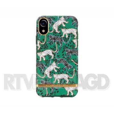 Richmond & Finch Green Leopard - Gold Details iPhone Xr