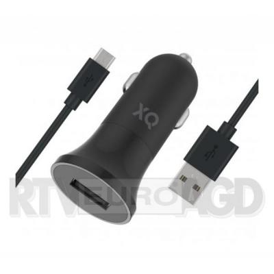 Xqisit ładowarka USB 2,4A (czarny) + kabel microUSB