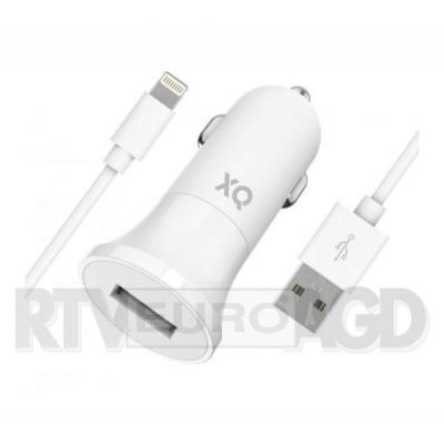 Xqisit ładowarka USB 2.4A (biały) + kabel Lightning
