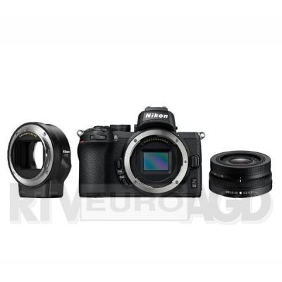 Nikon Z50 + NIKKOR Z DX 16-50mm + AF-S 35 mm f/1,8 G DX Nikkor + adapter